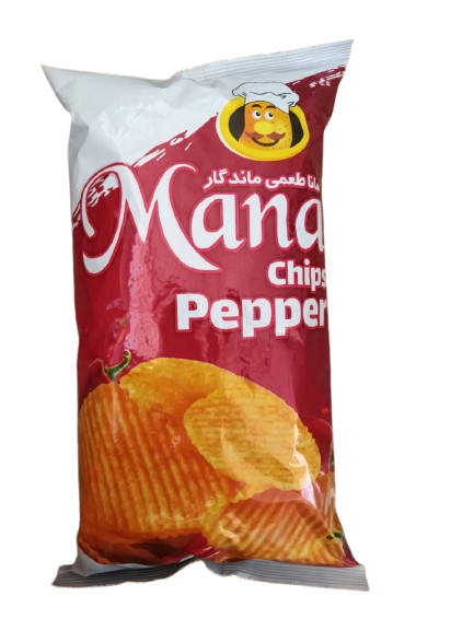 چیپس مانا کلان طعم فلفلی