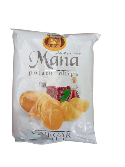 چیپس مانا خورد طعم سرکه ای