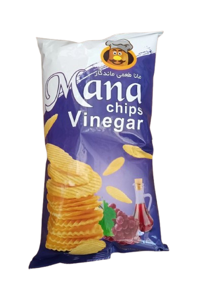چیپس مانا کلان طعم سرکه ای